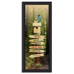 Forest Path Personalized Framed Canvas