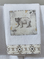 Woodland Spirits Bear Fingertip Towel