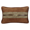 Highland Lodge Suede Pillow with Buckle Detail