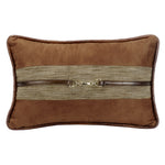 Highland Lodge Suede Pillow with Buckle Detail