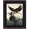 Majestic Eagles Personalized Framed Canvas - Large