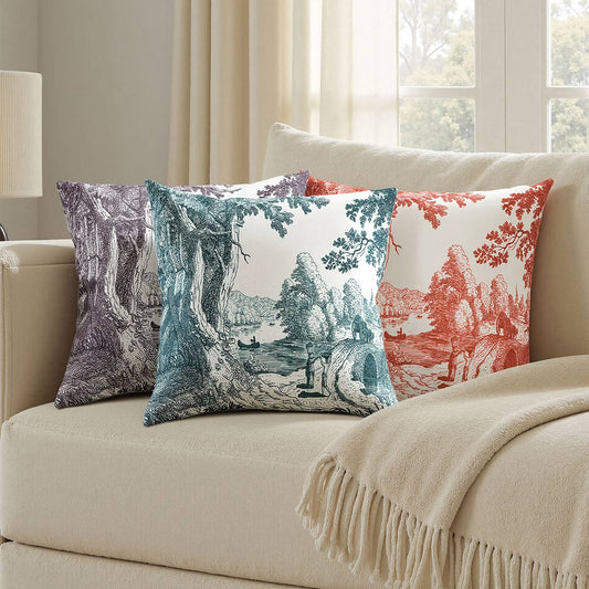Lakeside Morning Pillow