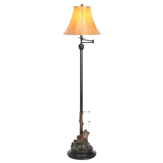 Bass Fishing Floor Lamp