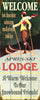 Ski Lodge Sign 14 x 36
