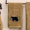 Black Bear Forest Hand Towel