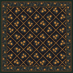 Pinecone Haven Green Rug - 8 Ft. Square
