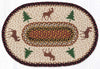 North Woods Sighting Oval Patch Rug