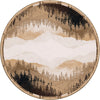 Mountain Crest Rust Rug - 8 Ft. Round