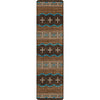 Three Chiefs Suede & Teal Rug - 2 x 8