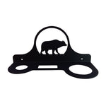 Wrought Iron Bear Hair Dryer Rack
