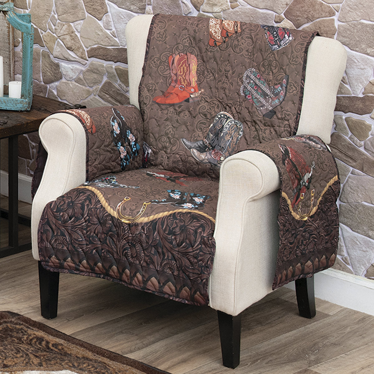 Boots & Spurs Chair Cover