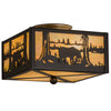 Lakeview Bear Flush Mount Ceiling Light