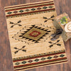 Diamond Arrow Beige Rug - 2 x 8