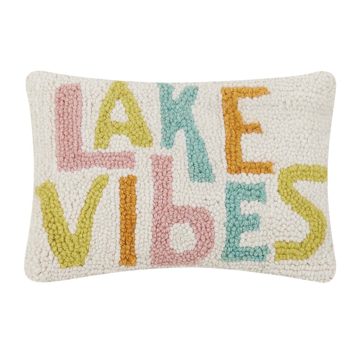 Lake Serenity Hooked Pillow - OUT OF STOCK UNTIL 07/31/2026
