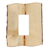Rustic Edge Blued Pine Single Rocker Plate