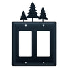 Wrought Iron Pines Double GFI Cover