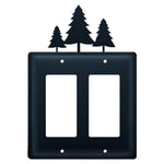 Wrought Iron Pines Double GFI Cover