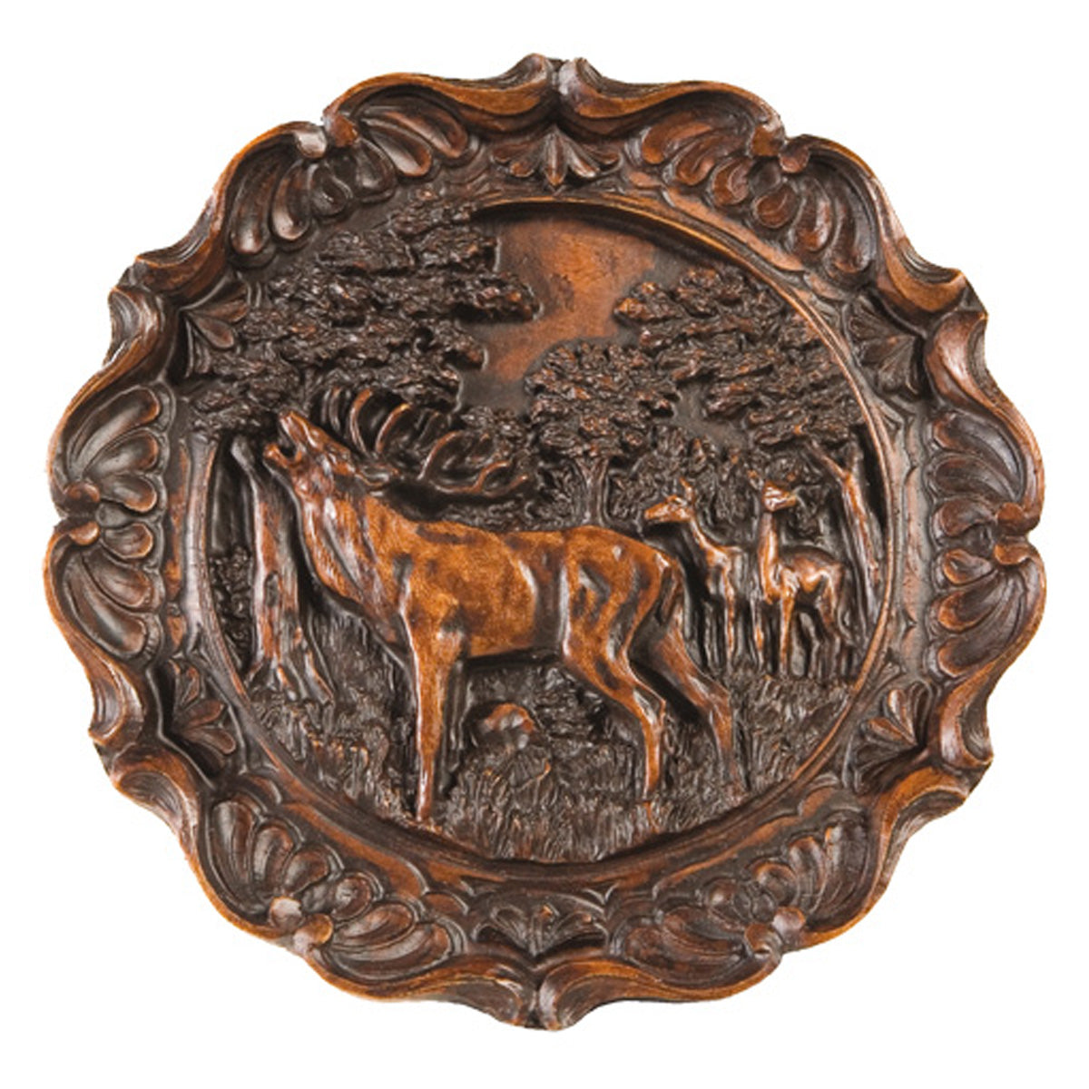 Rustic Elk Family Tray