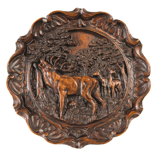 Rustic Elk Family Tray