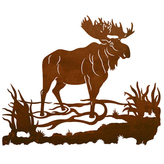 Standing Moose Wall Art