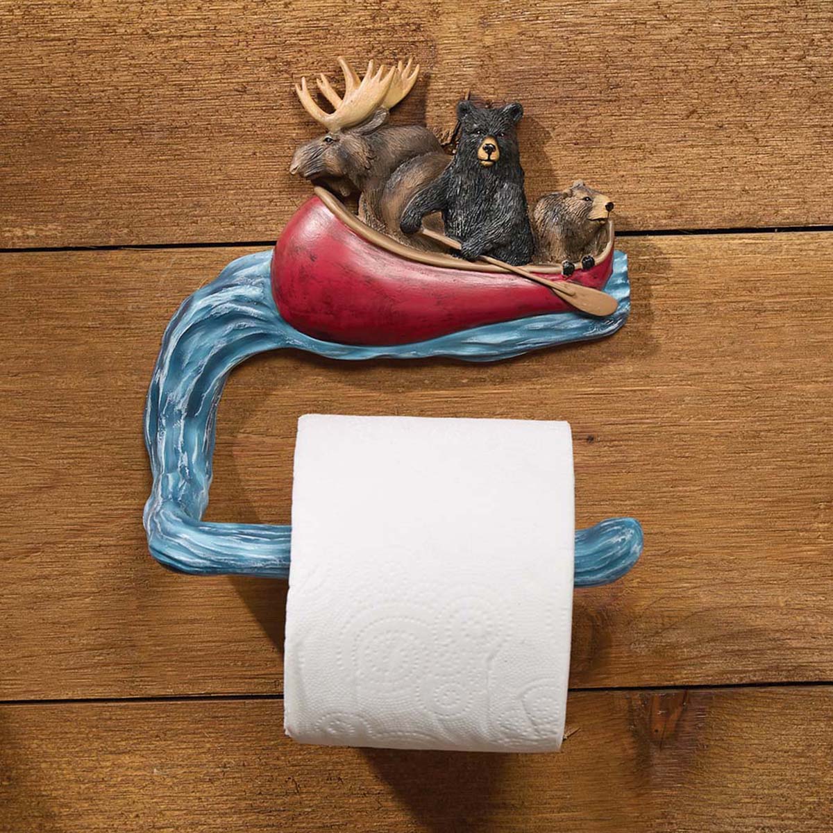 Black Forest Decor Wildlife Adventure Toilet Paper Holder