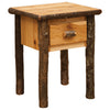 Hickory One Drawer End Table