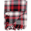 Cherry Plaid Throw - OUT OF STOCK UNTIL 08/21/2026