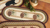 Pinecone Braided Jute Table Runner