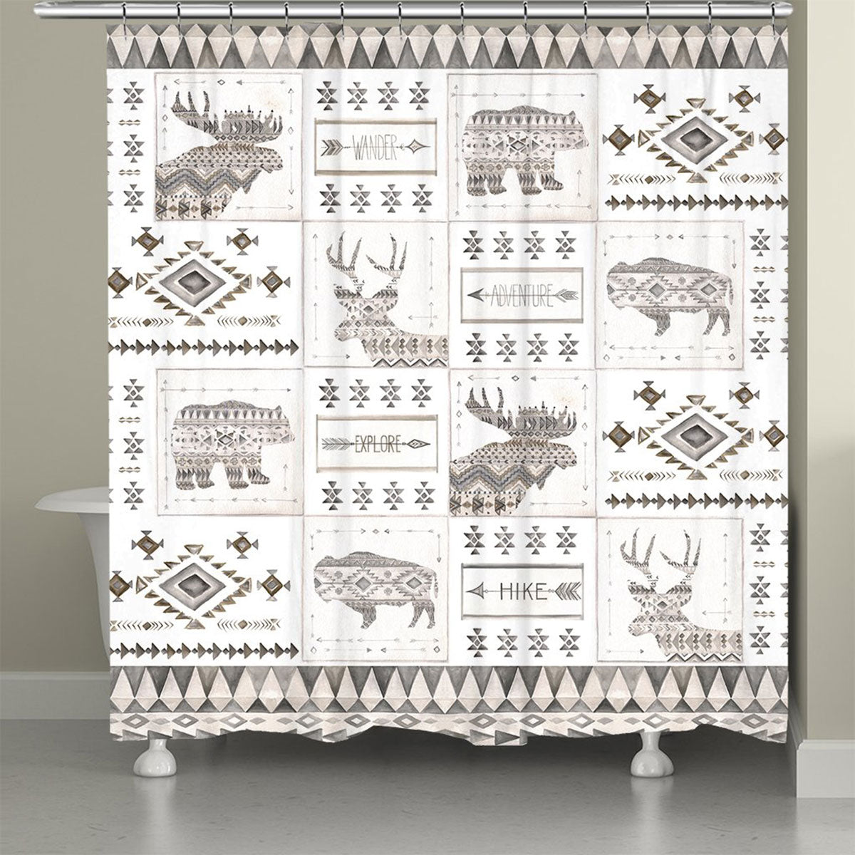 Southwest Lodge Shower Curtain