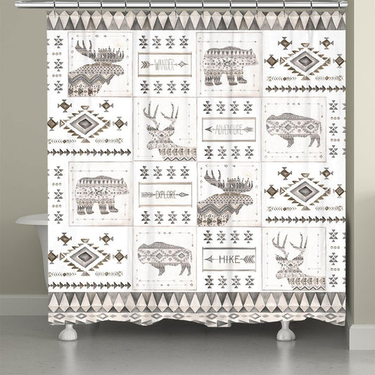 Southwest Lodge Shower Curtain