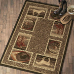Western Home Rug - 4 x 5