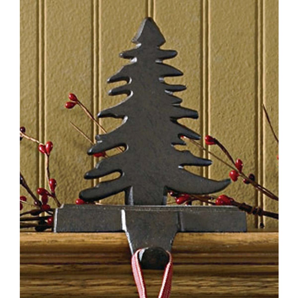 Black Fir Stocking Hanger - OUT OF STOCK UNTIL 05/27/2026