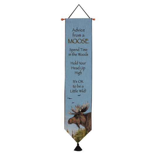 Lessons from a Moose Tapestry Bell Pull