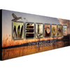 Lake Welcome Personalized Stretched Canvas