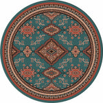 Rhinestone River Rug - 8 Ft. Round