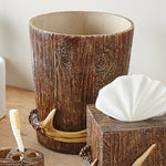 Buck Mountain Antler Waste Basket