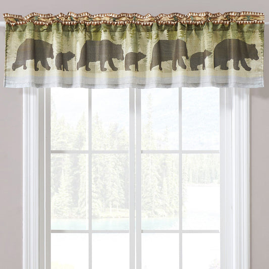 Lake Sunset Bears Valance