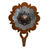 Round Copper Berry Concho Single Hook