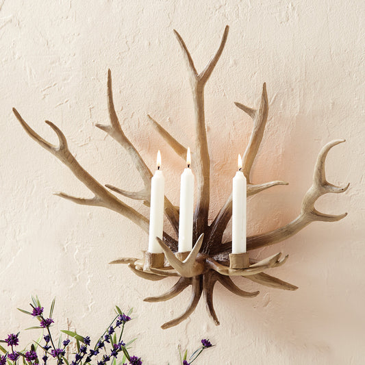 Antler Wall Candle Sconce