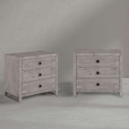Northern Pine Three Drawer Nightstand Set of 2 - OUT OF STOCK UNTIL 07/20/2026
