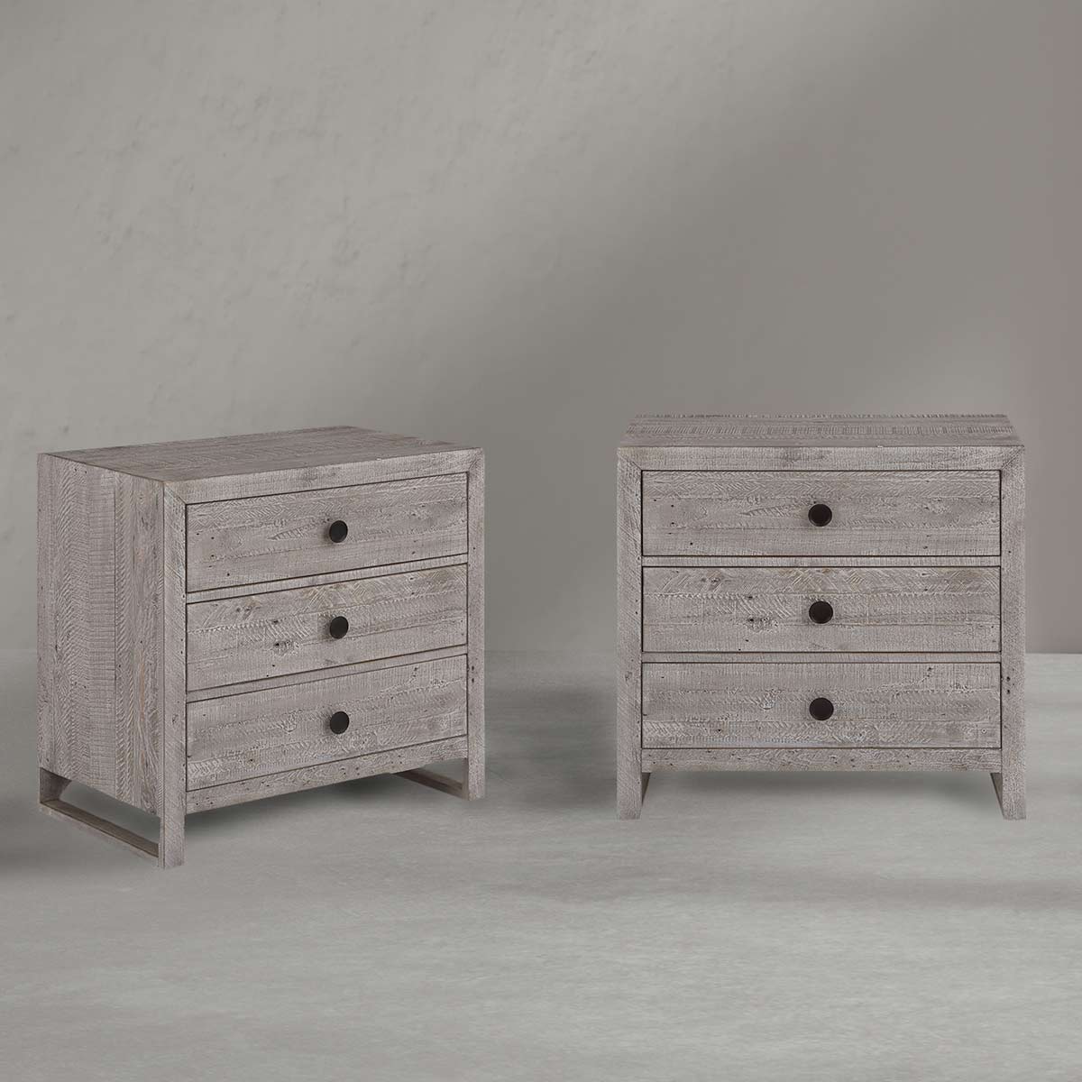 Northern Pine Three Drawer Nightstand Set of 2 - OUT OF STOCK UNTIL 07/20/2026
