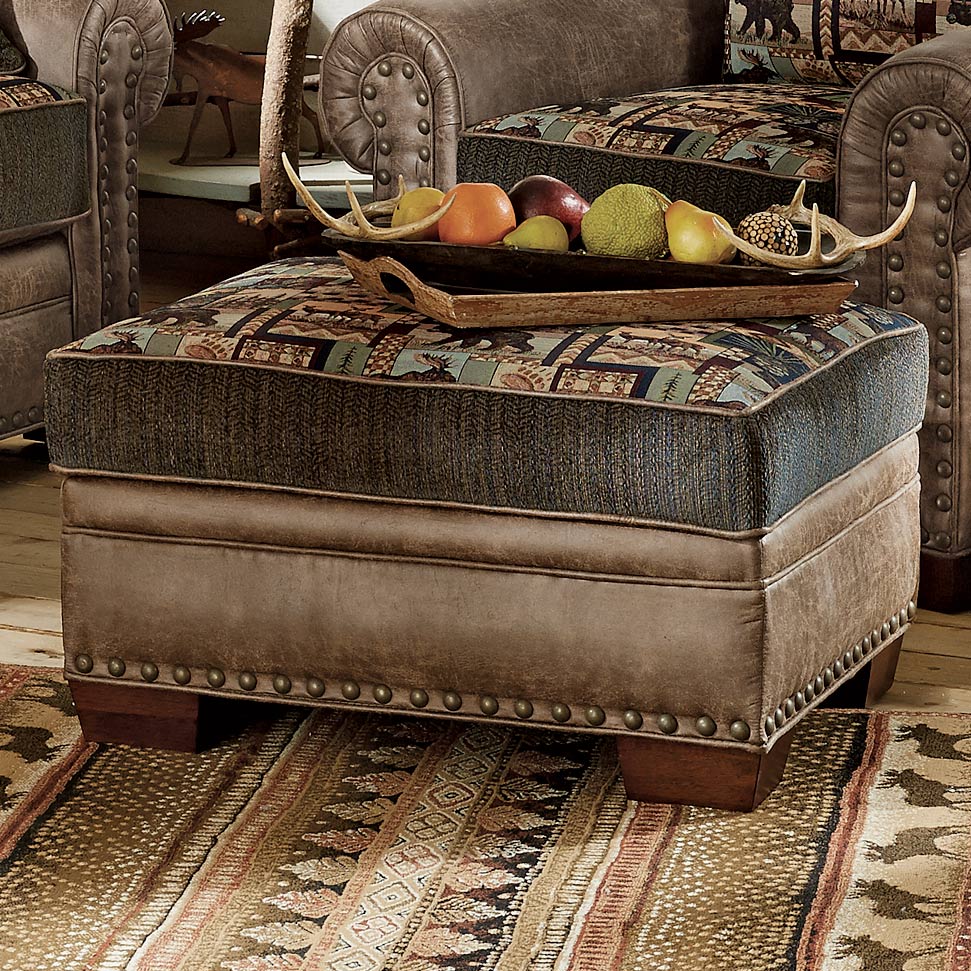 Woodland Cabin Storage Ottoman