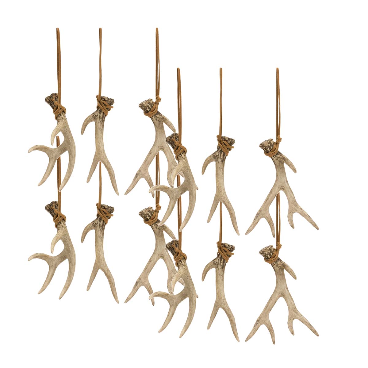 Antler Delight Ornaments - Set of 12 - OUT OF STOCK UNTIL 09/02/2026