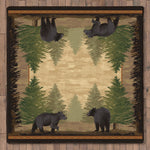 Timberline Bear Rug - 8 Ft. Square