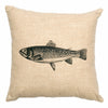 Natural Trout Pillow