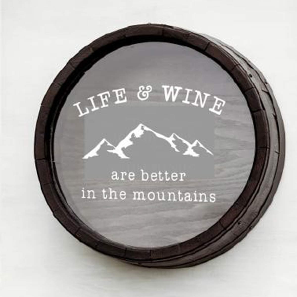 Wine Barrel Cork Holder - Life & Wine