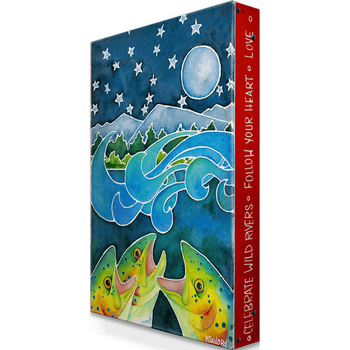Moonrise Soiree Aluminum Wall Art