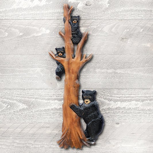 Bear Family Climb Wall Art