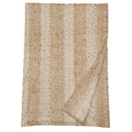Pearl Leopard Cuddle Fur Throw