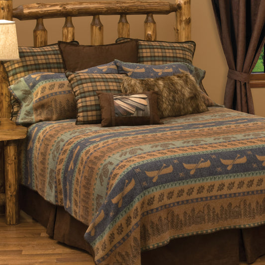Lake Shore II Bedspread - Full/Queen - OVERSTOCK
